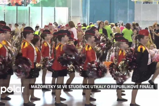 Mažoretky se na zimáku ve Studénce utkaly o republikové finále