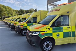 Krajská záchranná služba má 19 nových sanitek. Investice vyšla na bezmála 85 milionů