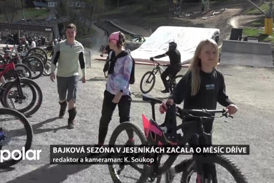 Rychlý konec zimy znamenal i rychlý start bajkové sezóny v Jeseníkách