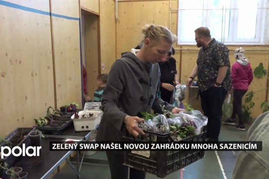 Zelený swap našel novou zahrádku mnoha sazenicím