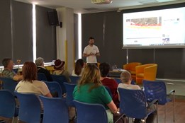 V rámci Dnů zdraví se v knihovně představil paralympionik Tadeáš Kříž