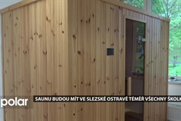 O sauny ve školkách je ve Slezské Ostravě velký zájem. Děti si je oblíbily