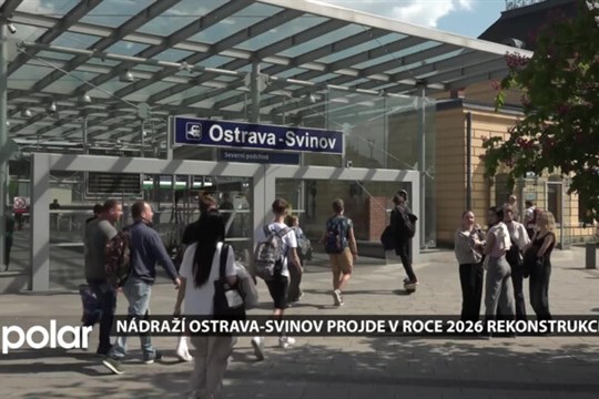 Nádraží Ostrava-Svinov projde v roce 2026 rekonstrukcí