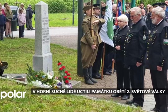 Vzpomínka na válečné oběti přilákala v Horní Suché i mladou generaci