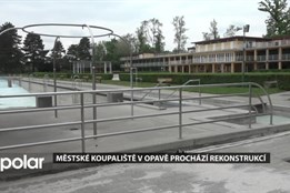 Městské koupaliště v Opavě prochází rekonstrukcí. Povodně poškodily přízemí památkově chráněné budovy