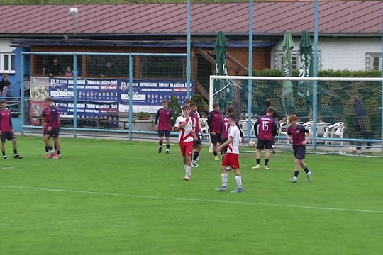 Starší dorost FC Vsetín vyhrál nad Jiskrou Rýmařov 5:1 