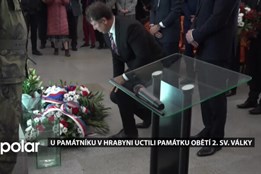 U Národního památníku II. světové války v Hrabyni si připomněli 80 let od ukončení II. světové války
