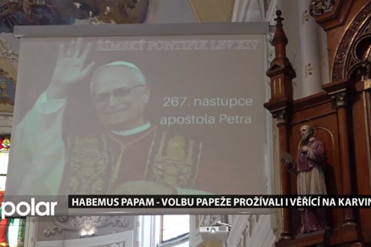 Habemus papam - volbu papeže prožívali i lidé na Karvinsku