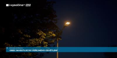 Obec Dolní Cerekev investuje do veřejného osvětlení