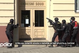 Střelba uvnitř soudu v Novém Jičíně spustila policejní cvičení