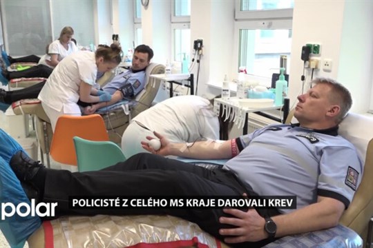 Policisté z celého kraje darovali krev. Pop víkendu a volných dnech se zásoby značně snížily