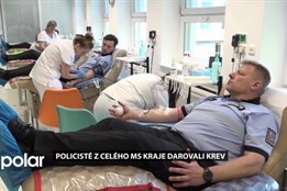 Policisté z celého kraje darovali krev. Pop víkendu a volných dnech se zásoby značně snížily