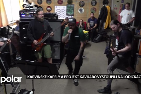 Kavijaro potřetí aneb Karvinští muzikanti na Lodičkách vystoupili se světovými rockovými hity