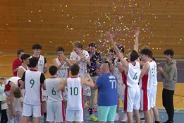 Basketbaloví junioři Vsetína porazili Přerov a vyhráli celou sezónu