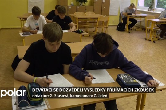 Výsledky přijímacích zkoušek na střední školy jsou venku a mnoho žáků jde na gymnázium