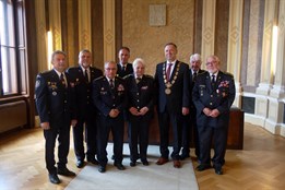 Starosta Blaha ocenil sedm členů Okresního sdružení hasičů Uherské Hradiště