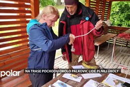 Na trase tradičního Pochodu okolo Palkovic lidé plnili úkoly