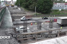 ŘSD opravuje mosty na Rudné v Ostravě, nové budou mít technickou životnost 100 let