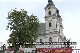 Noc kostelů zpřístupní na jeden večer opravovanou baziliku ve Frýdku-Místku