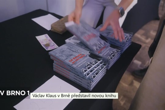 Václav Klaus v Brně představil novou knihu