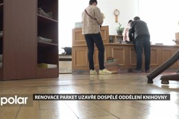 Renovace parket uzavírá na měsíc dospělé oddělení knihovny