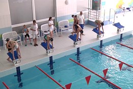 Vsetínské lázně hostily okresní přebor v plavání