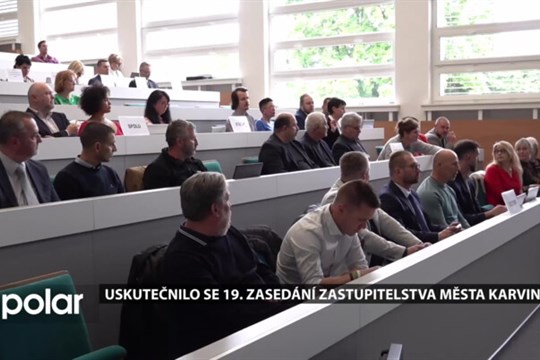 V malém sále OPF Karviná se konalo 19. zasedání zastupitelstva města