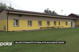 Mladí stonavští fotbalisté mají nové šatny