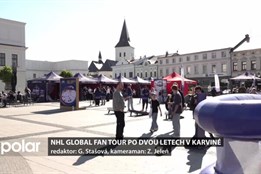 NHL Global Fan Tour vzbudilo v Karviné pozornost, nadšení a zájem o lední hokej a sport