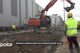 Na Francouzské ul. v Porubě se opravuje horkovod. K dispozici je náhradní parkoviště