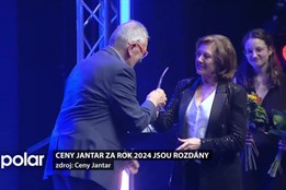 Ceny Jantar za rok 2024 jsou rozdány. Umělci si ze slavnostního galavečera odnesli 16 skleněných sošek