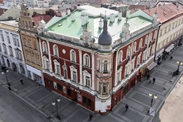Historický dům na náměstí T. G. Masaryka v Prostějově v novém