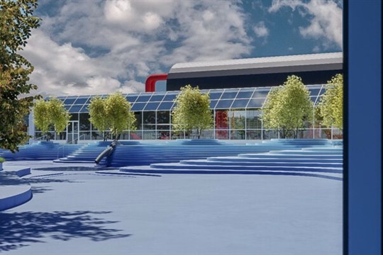 Předprostor Krytého bazénu v Ostravě-Porubě prochází proměnou