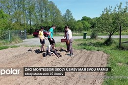 Žáci Montessori ZŠ Úsměv pěstují zeleninu a starají se o zvířata na své farmě