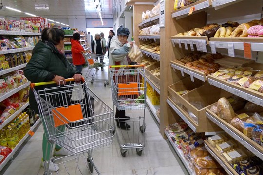 Prodejna potravin je znovu v provozu a modernější