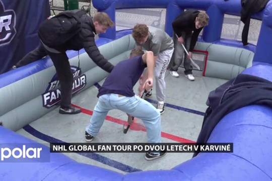Do Karviné po dvou letech zavítalo NHL Global Fan Tour, plné hokejových atraktivit a aktivit