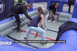 Do Karviné po dvou letech zavítalo NHL Global Fan Tour, plné hokejových atraktivit a aktivit