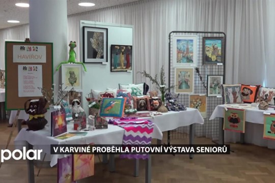 Kluby seniorů z Karvinska soutěžily o nejhezčí výrobky v rámci putovní výstavy seniorů