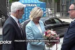 Prezident Petr Pavel s manželkou navštívili Moravskoslezský kraj