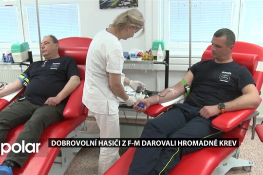 Dobrovolní hasiči z Frýdku-Místku darovali hromadně krev