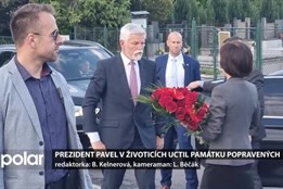 Prezident Petr Pavel uctil památku popravených fašisty v Životicích