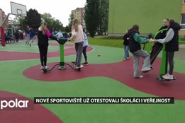 Nové sportoviště na Komenského ulici už otestovali školáci i veřejnost