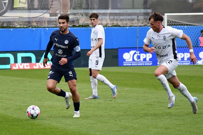 Slovácko přišlo o výhru v Mladé Boleslavi až v nastaveném čase 