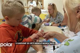 V rámci akce Děti, nebojte se nemocnice! navštěvují mateřské školy nemocniční prostředí
