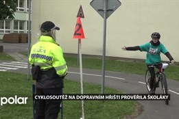 Cyklosoutěž v Ostravě prověřila znalosti a schopnosti školáků v silničním provozu