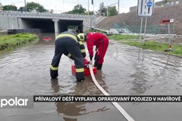 Správa železnic pracuje na novém propustku, aby nedocházelo k zatopení podjezdu v Havířově