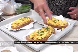 Zahrádkářskou vaječinu letos obohatily domácí zákusky