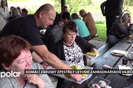 Domácí zákusky zpestřily letošní zahrádkářskou vaječinu