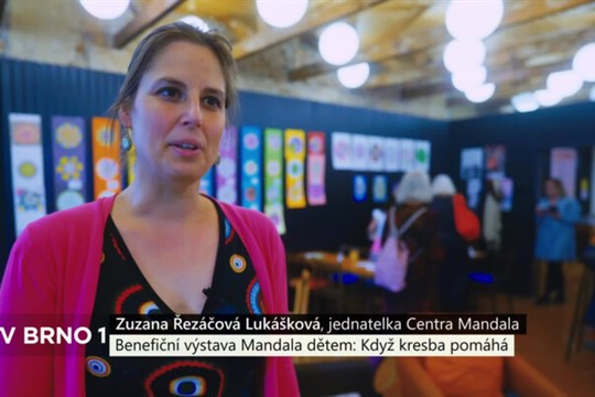 Benefiční výstava Mandala dětem: Když kresba pomáhá
