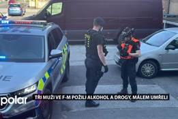 Tři bezdomovci ve Frýdku-Místku požili drogy s alkoholem a málem umřeli